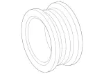 2721550515 - Electrical Equipment and Instruments: Belt Pulley, Poly-V-Belt for Mercedes-Benz Image