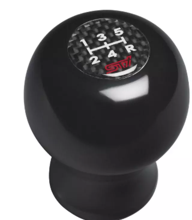 C1010FG311 - Interior: Sti Duracon Shift Knob 5-Speed M/T - Black for Subaru: Crosstrek, Forester, Impreza, Legacy, Outback, Tribeca Image