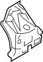 641201BA0A - Body: Apron Panel for INFINITI: EX35, EX37, QX50 Image