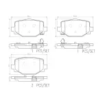 P56130N - : PRIME Ceramic Brake Pad Set for Brembo Image