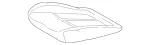 21191020465D40 - Body: Seat Cover for Mercedes-Benz Image
