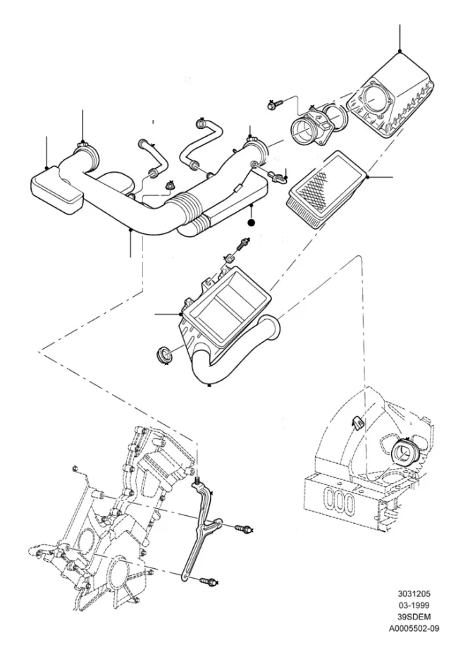 F57Z12A697A - Engine: Air Temp Sensor for Ford Image