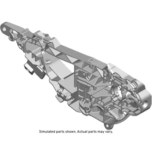 13598454 - : Passenger Side Rear Door Outside Handle Bracket for GM Image