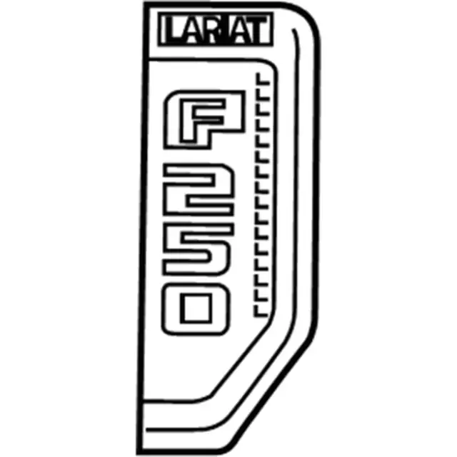 KC3Z16720AB - : Nameplate for Ford: F-250 Super Duty Image
