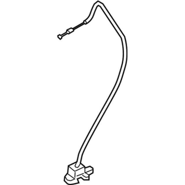 LTCH6 - Body: Release Cable for Ford: E-Transit, Transit-150, Transit-250, Transit-350, Transit-350 HD Image