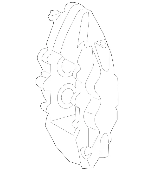 34208183 - Brakes: Caliper for Mercedes-Benz Image