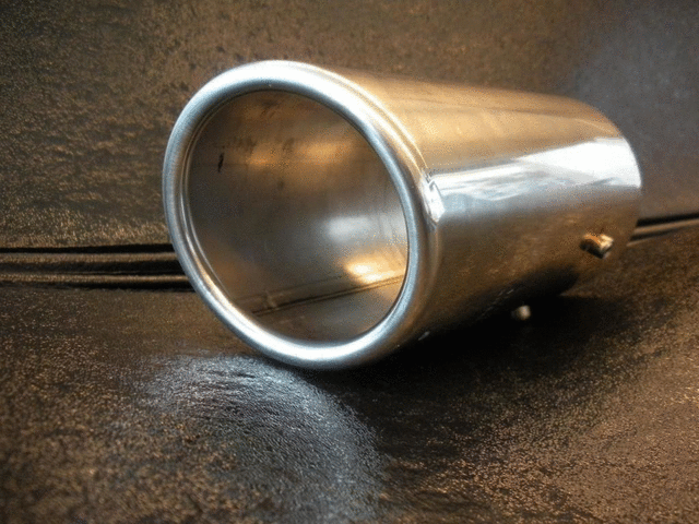 3C8071910 - Exterior: Exhaust Tips - Polished Metal for Volkswagen: CC Image