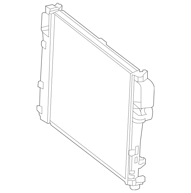 2215003403 - Radiator: Cooler for Mercedes-Benz: 250, 300S, CL550, CL600, CL63 AMG, S350, S500, S550, S600 Image image