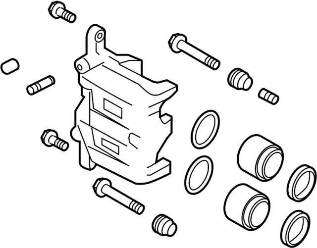 410014CU0A - BRAKES: Caliper for INFINITI: Q50, Q60, QX50 Image