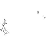 EJ7Z7842410AC - Body: Side Trim for Lincoln: MKC Image