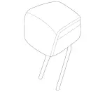 22397053073F10 - Body: Headrest for Mercedes-Benz Image