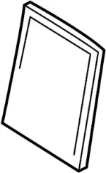 87640AT500 - Body: Seat Back Panel for Infiniti Image