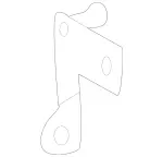 1110700424 - : Bearing Bracket for Mercedes-Benz Image