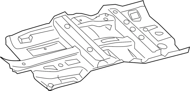 G43211CAMA - Body: Front Floor Pan for INFINITI: FX35, FX37, FX50, QX70 Image