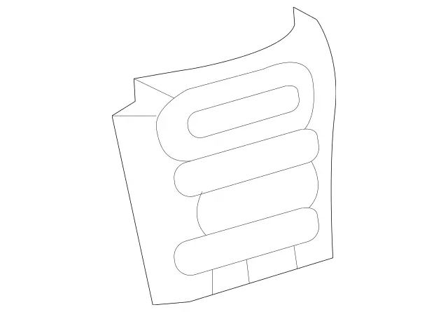 247636130164 - Side Walls: C-Pillar, Inner for Mercedes-Benz: EQB 250+, EQB 300, EQB 350, GLB250, GLB35 AMG Image