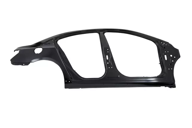 Passenger Side Outer Body Side Panel with Reinforcement, Plate, and Brackets - GM (94553207)