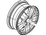 8L8Z1007G - : Wheel, Alloy for Ford: Escape Image