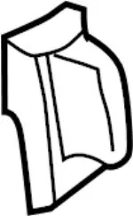 638262J000 - Body: Fender Spacer for INFINITI: G20 Image