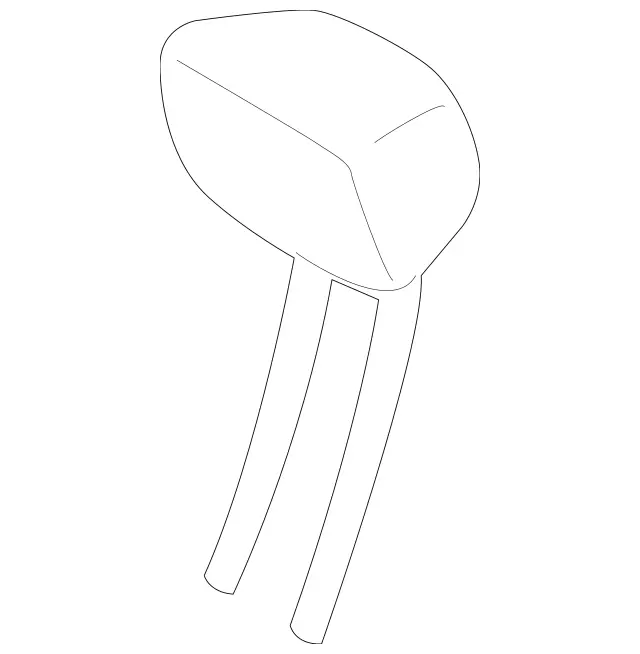 2049703000 - Rear Seat: Head Restraint for Mercedes-Benz: GLK250, GLK350 Image