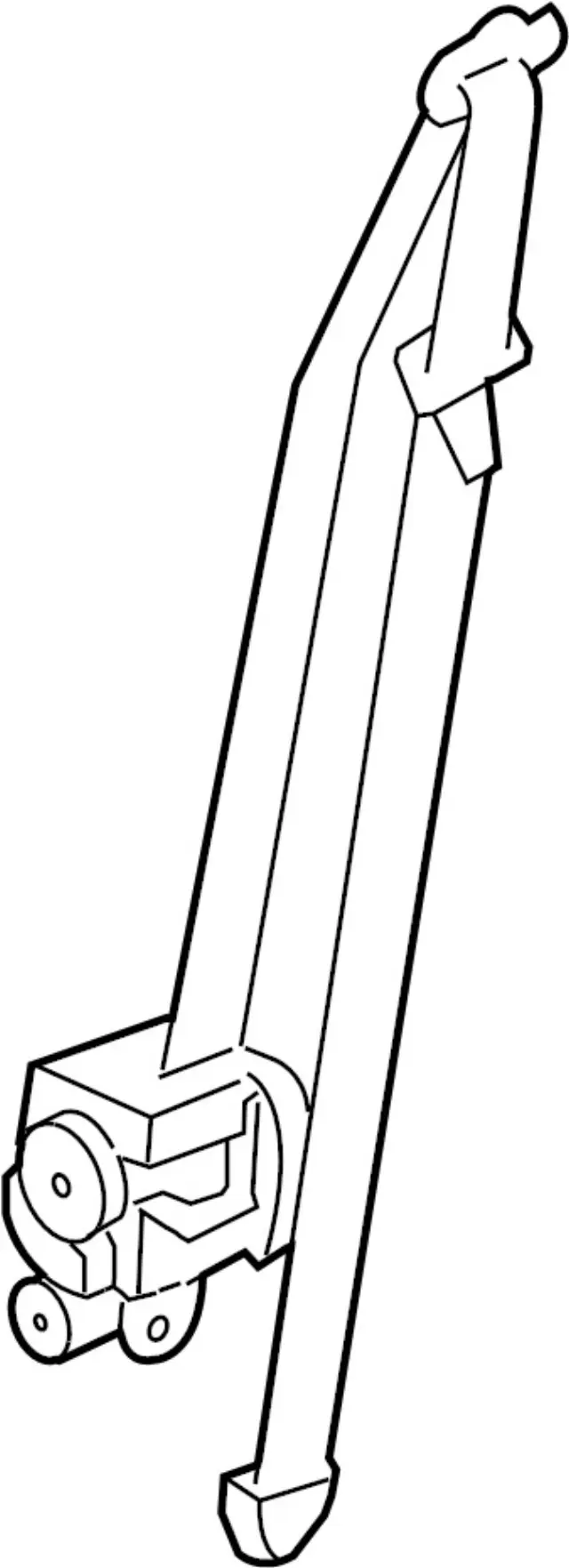 86885EH101 - Electrical: Belt &amp; Retractor for INFINITI: M35, M45 Image image