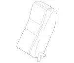20392086307D44 - Body: Seat Back Assembly for Mercedes-Benz Image