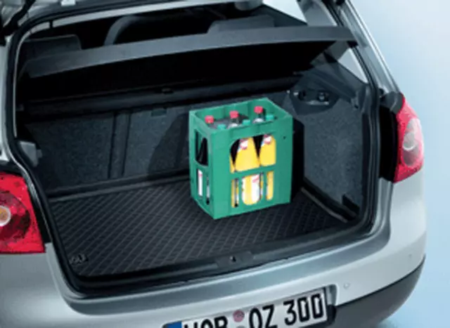 5K0061166469 - Interior: Heavy Duty Trunk Liner With Cargo Blocks for Volkswagen: Golf, GTI, Rabbit Image