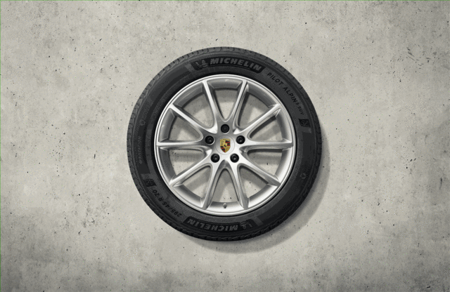 9Y0044633A - Wheels: 20-Inch Cayenne Design Winter Wheel-And-Tire for Porsche: Cayenne Image