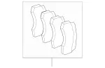 74206420 - : Brake Pads Front for Mercedes-Benz Image