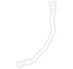 2235012601 - Cooling/Auxiliary Heating: Bleed Line for Mercedes-Benz: 350SD, S500, S580e, S63 AMG E Performance Image