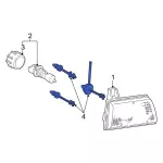 F2DZ13032B - Electrical: Adjust Screw for Ford: E-150 Econoline, E-150 Econoline Club Wagon, E-250 Econoline, E-350 Econoline, E-350 Econoline Club Wagon, Econoline Super Duty, Taurus Image