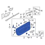 JR3Z6323942BC - Body: Door Trim Panel for Ford: Mustang Image