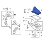 FB5Z9661C - : 2016-2019 Ford Explorer - Upper Cover for Ford: Explorer Image