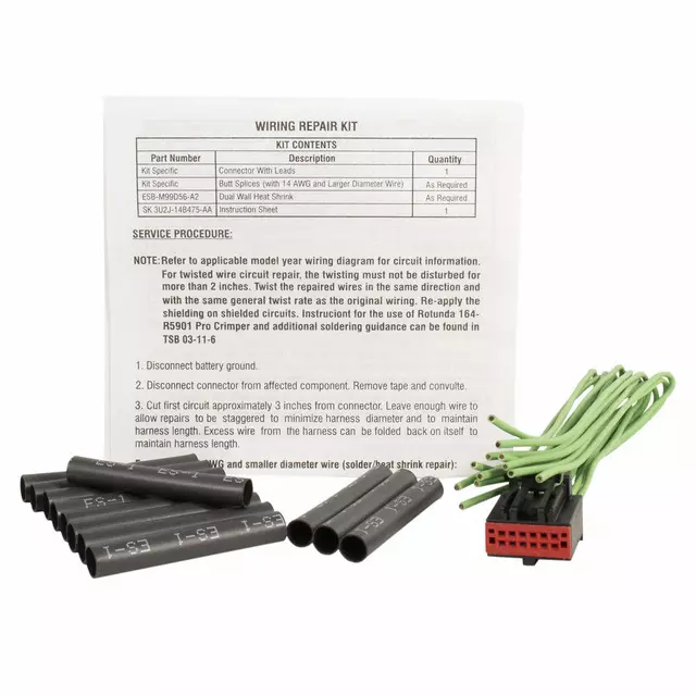9U2Z14S411GA - : Wire Assembly for Ford Image