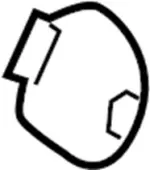 484653JA2A - Steering: Side Cover for INFINITI: JX35, QX60 Image image