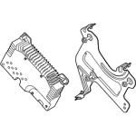 9C3Z18B849A - Body: Amplifier for Ford: F-250 Super Duty, F-350 Super Duty, F-450 Super Duty Image