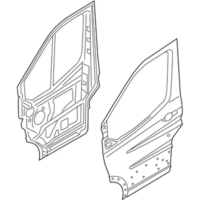 Door Assembly Front - Ford (SK4Z-6120124-C)