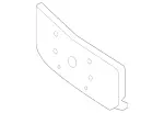 44788501819B51 - Body: License Bracket for Mercedes-Benz Image