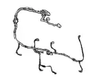DA8Z14A412C - : Wire Jump Central Door Loc for Ford Image