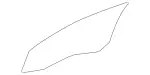 2047250600 - : Side Window Pane for Mercedes-Benz: C250, C350, C63 AMG Image