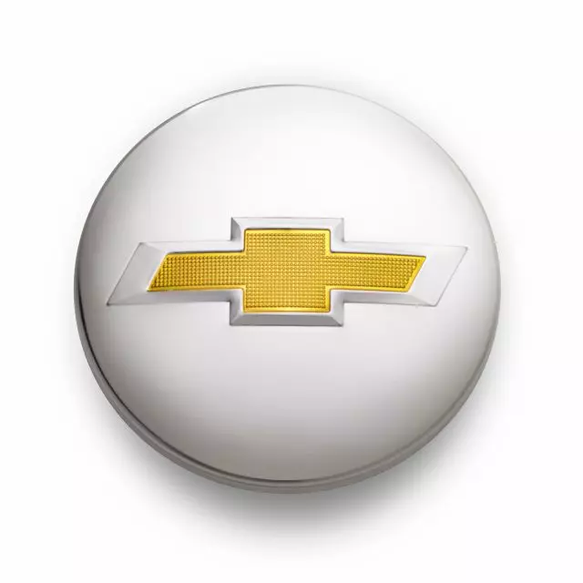 84244916 - : Center Caps, Bright w/Bowtie Logo (Qty 1, Order 4 for complete set) for Chevrolet: Equinox, Trailblazer Image