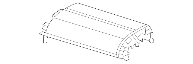 2236804107 - Instrument Panel/Center Console/Linings: Cap, Armrest for Mercedes-Benz Image