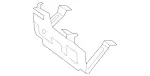 2468600714 - Front Seat: Retaining Rail for Mercedes-Benz: 180A, 180b, 220a, A220, B Electric Drive, B250e, CLA250, CLA35 AMG, CLA45 AMG, CLA45 AMG S, EQB 250+, EQB 300, EQB 350, GLA250, GLA35 AMG, GLA45 AMG, GLB250, GLB35 AMG Image