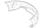19088513039999 - : Bumper Cover for Mercedes-Benz Image