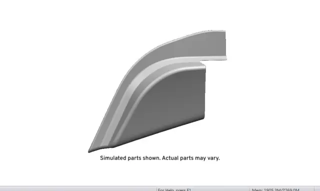 95372086 - Body: Upper Trim Panel for GM Image