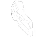 2118851837 - Attachment Parts: Impact Absorber for Mercedes-Benz Image