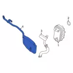 LC2Z6A715A - : Inlet Hose for Ford Image