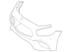 23188519009999 - Body: Bumper Cover for Mercedes-Benz Image