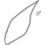 CE8Z5420531C - Body: Door Weather-strip for Ford: Fiesta Image