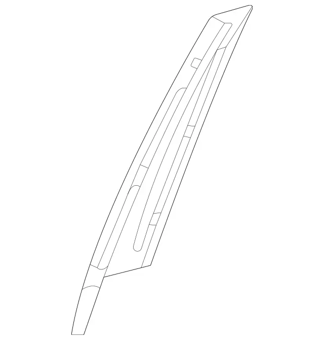 1676903300 - Front Doors: Trim Molding for Mercedes-Benz: GLE350, GLE450e, GLE580, GLS450, GLS580, GLS63 AMG, Maybach GLS600 Image image