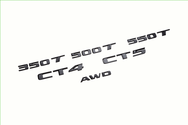 CT4 And CT5 Emblems - Black - GM (86559606)
